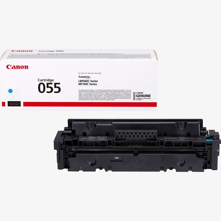 Canon 055 Toner Cartridge, Cyan