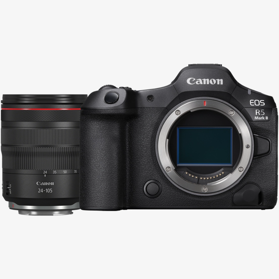 Canon EOS R5 Mark II Mirrorless Camera  + RF 24-105mm F4L IS USM Lens