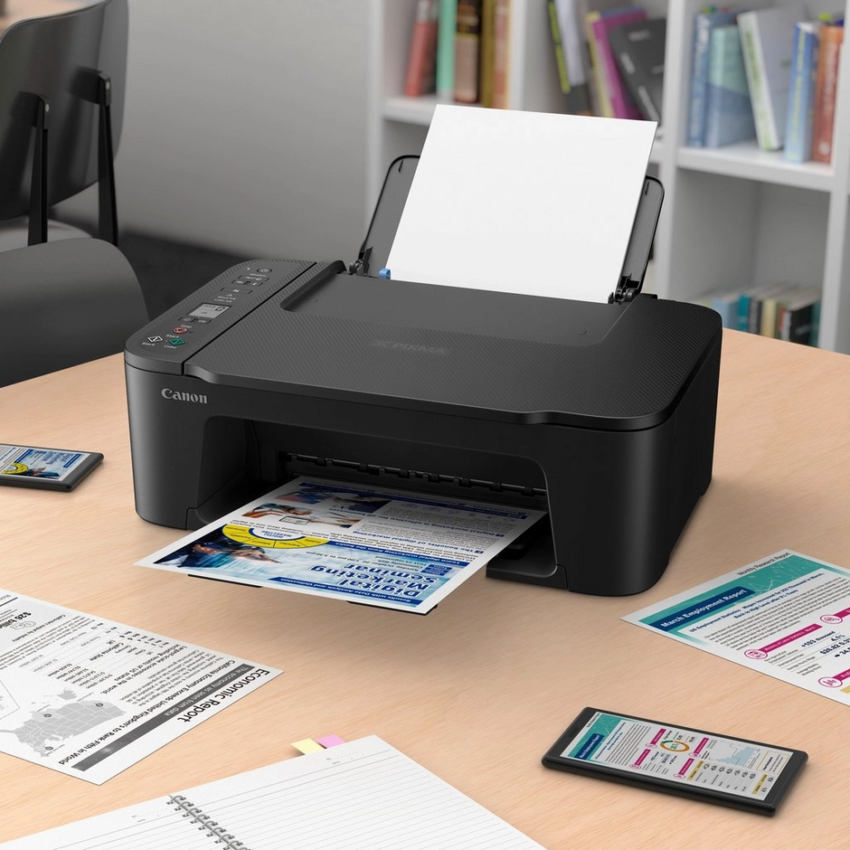 Canon PIXMA TS3750i Wireless Colour All-in-One Inkjet Photo Printer, Black