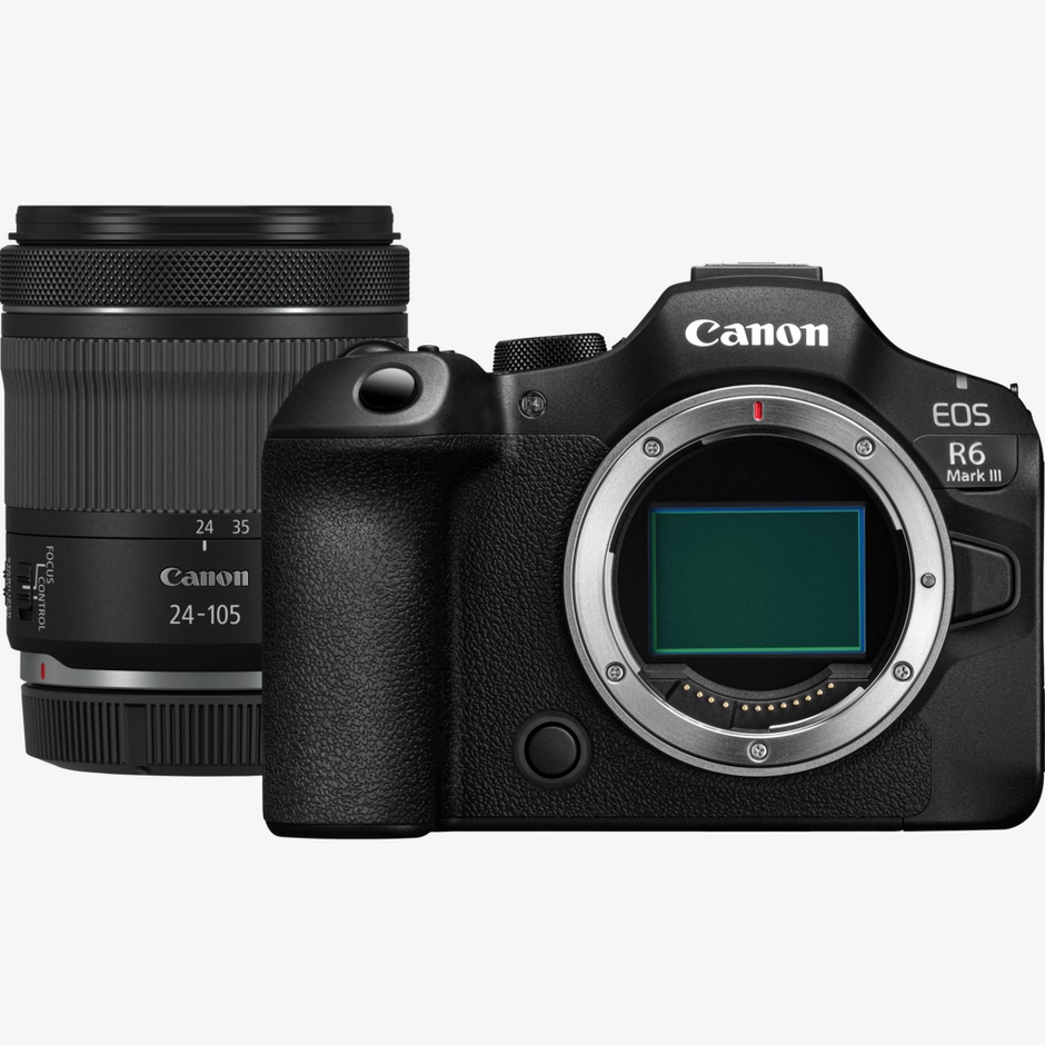 Canon EOS R6 Mark III Mirrorless Camera  + RF 24-105mm F4-7.1 IS STM Lens