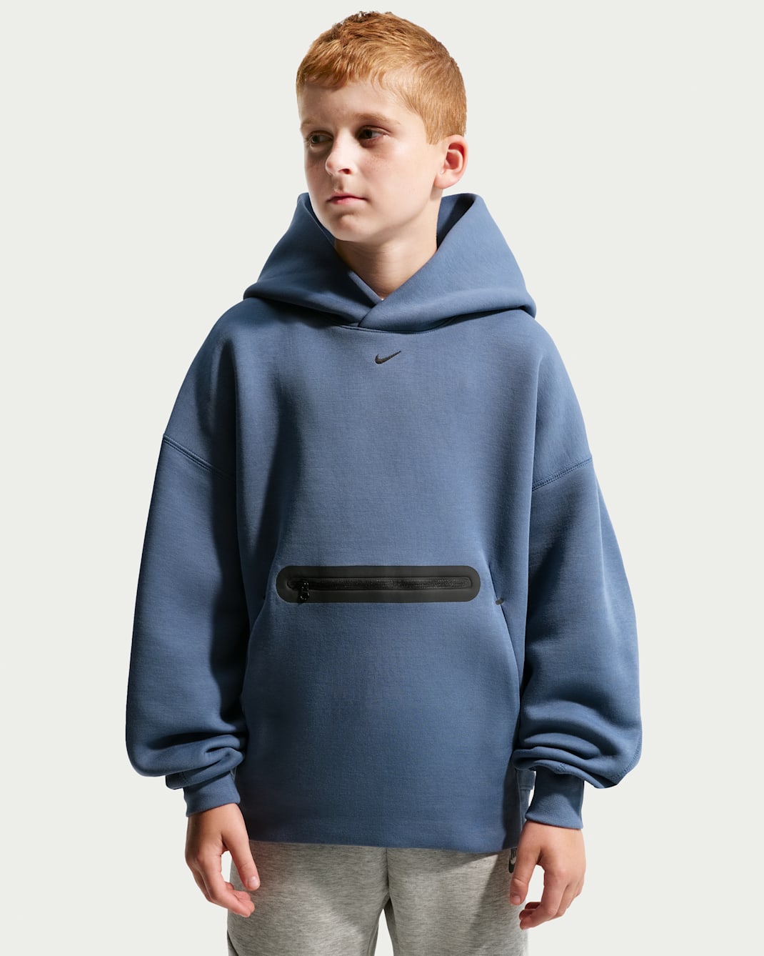 Nike Sportswear Tech Fleece Older Kids' (Boys') Oversized Pullover Hoodie