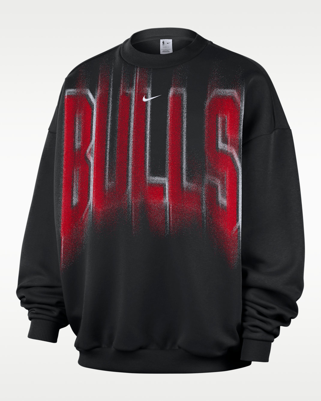 Chicago Bulls Standard Issue Men's Nike Fleece Basketball Crew