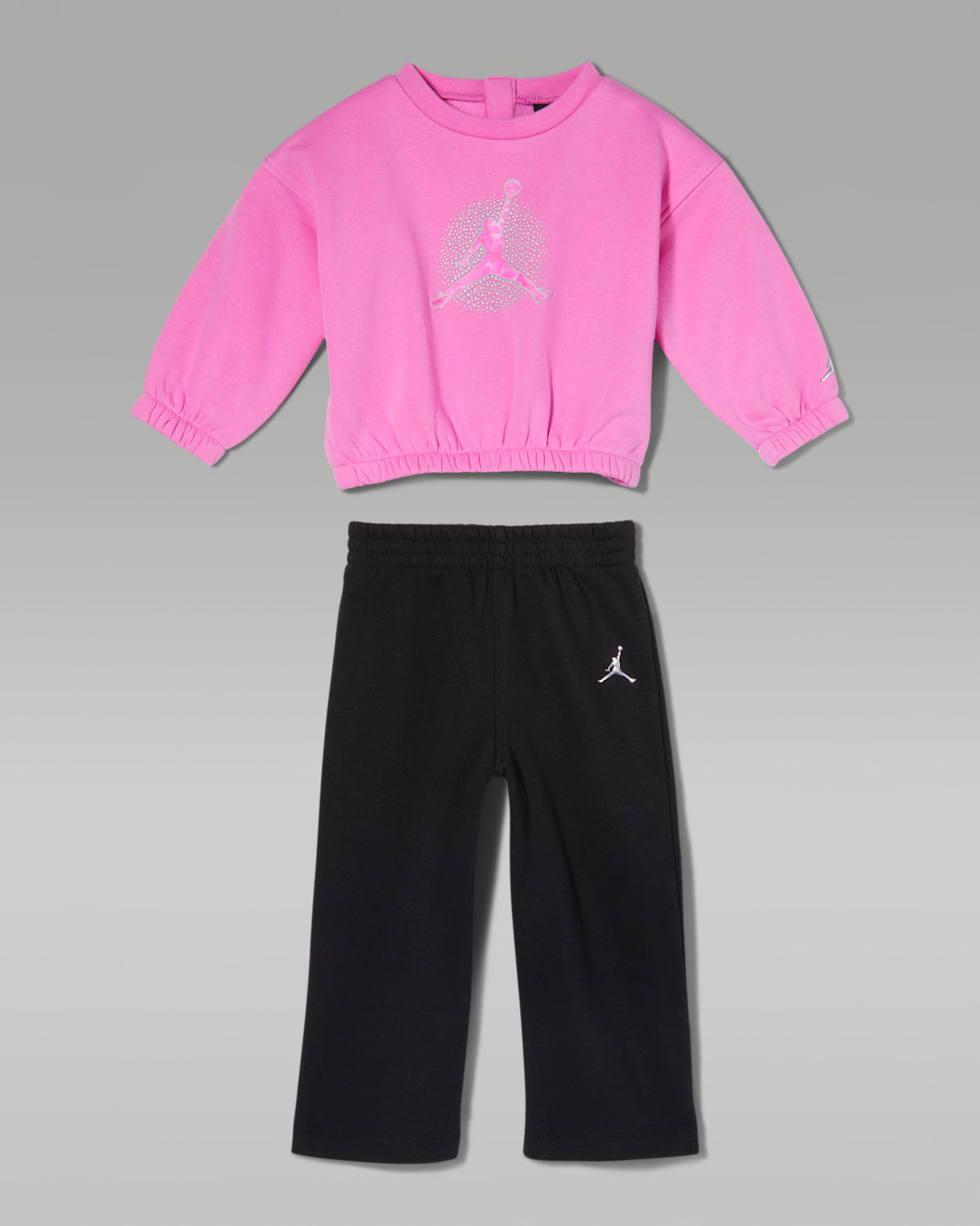 Jordan Baby (12–24M) Fierce and Fearless 2-Piece Crew Set