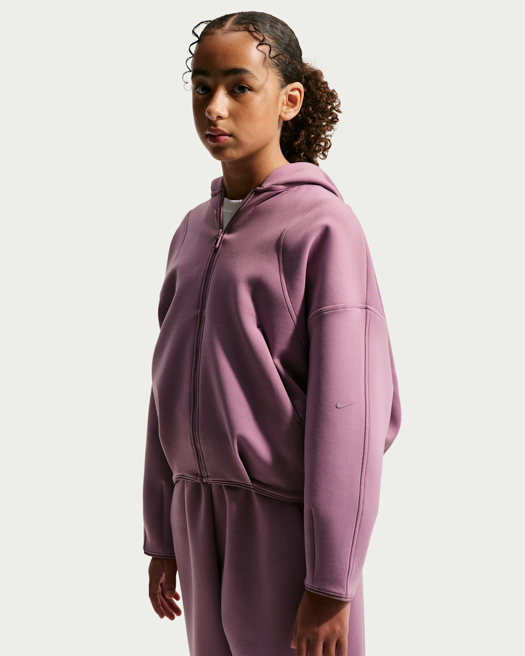 Nike MAVN Girls' Therma-FIT Knit Full-Zip Hoodie