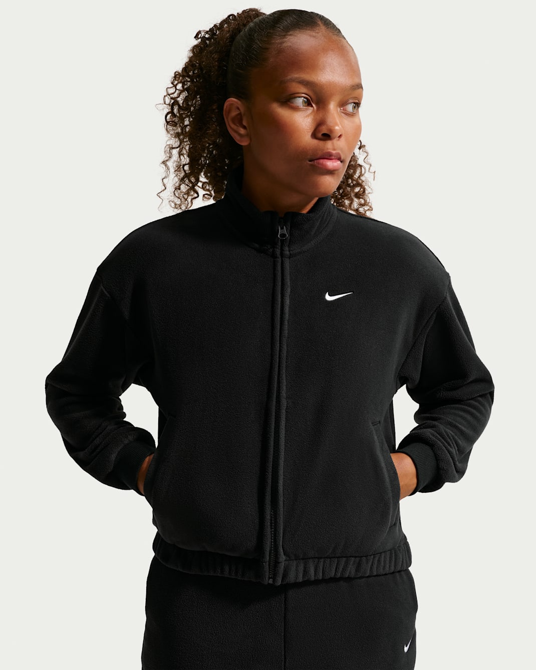 Nike Sportswear Older Kids' (Girls') Fleece Long-Sleeve Top