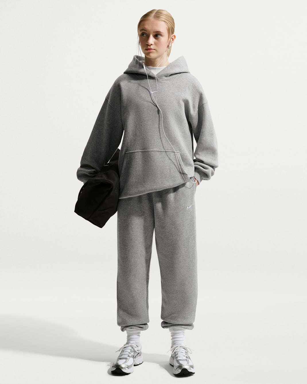 Nike Sportswear Studio Fleece Girls' Loose Trousers