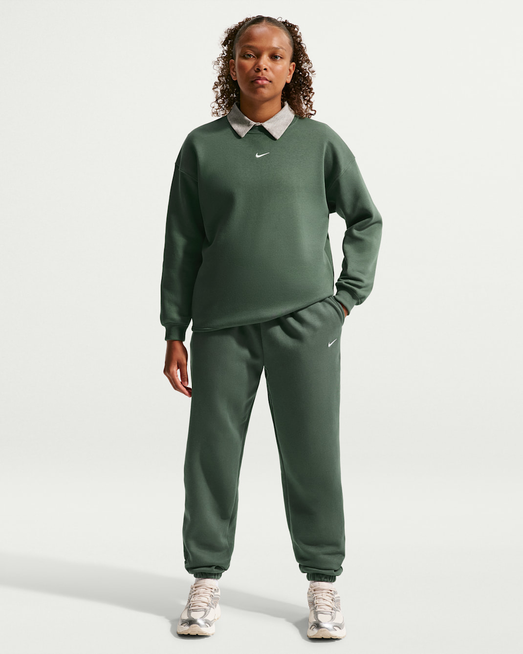 Nike Sportswear Studio Fleece Girls' Loose Trousers