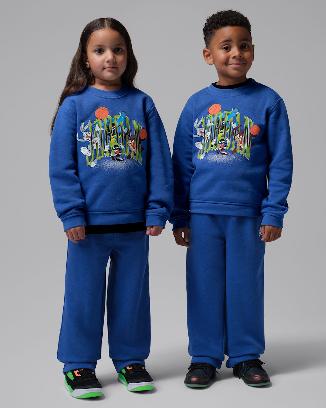Jordan Younger Kids' Space Jam 30 2-Piece Arched Crew Top Set