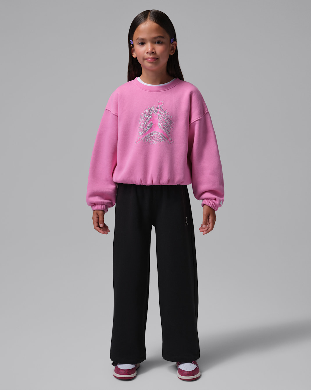 Jordan Younger Kids' Fierce and Fearless 2-Piece Crew Set