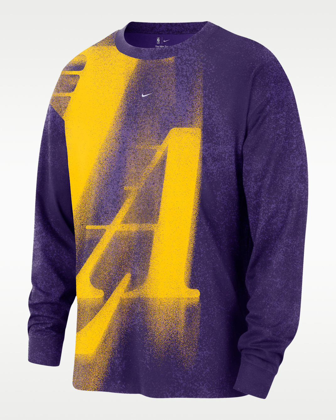 Los Angeles Lakers Essential Anthem Men's Long-Sleeve Basketball T-Shirt