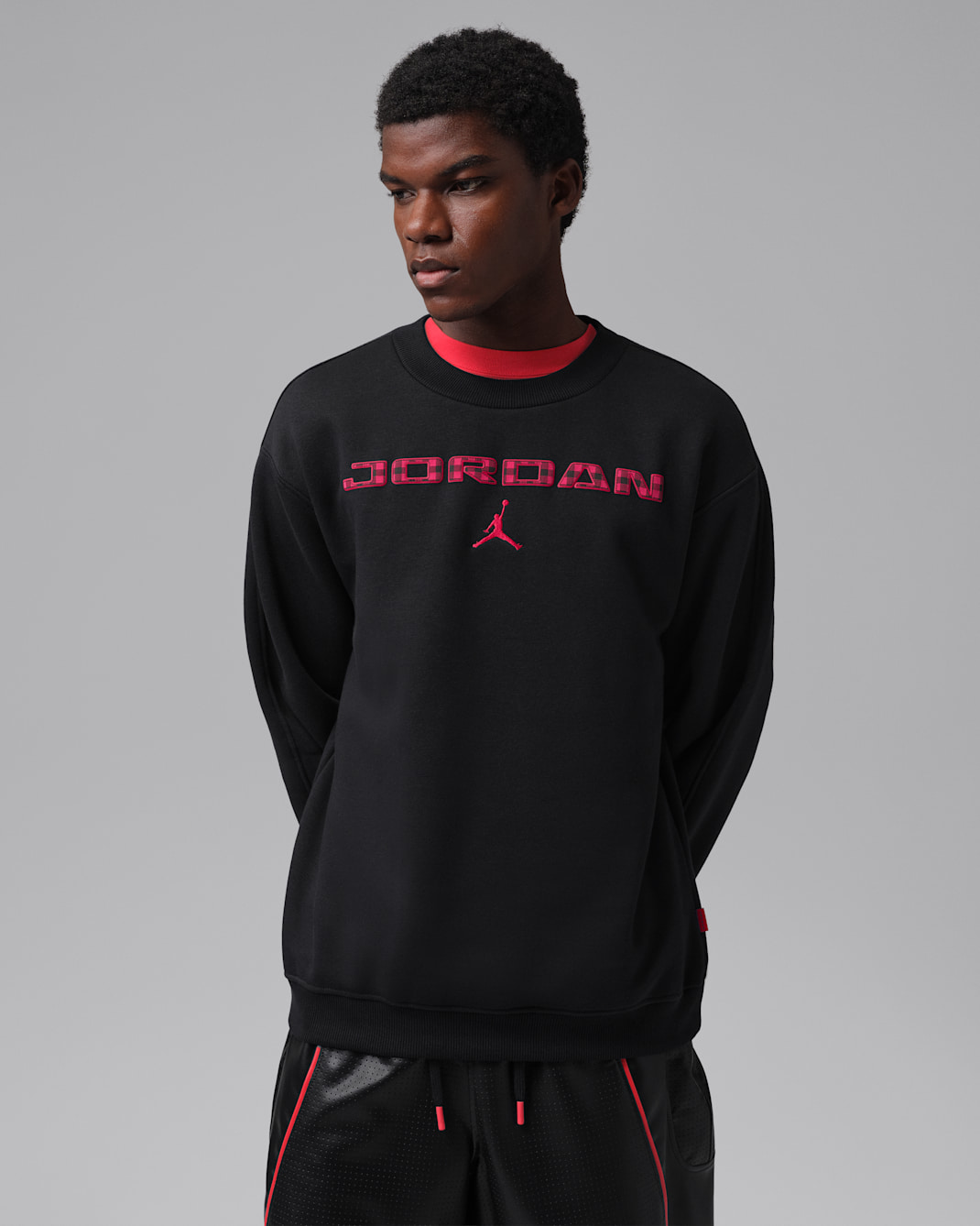 Jordan Brooklyn Men's Fleece Crew-Neck Sweatshirt