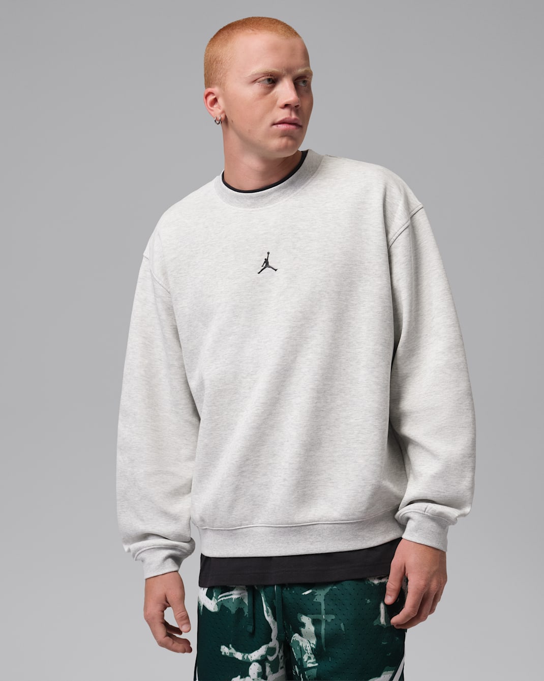 Jordan Sport Hoop Fleece Men's Dri-FIT Crew-Neck Sweatshirt