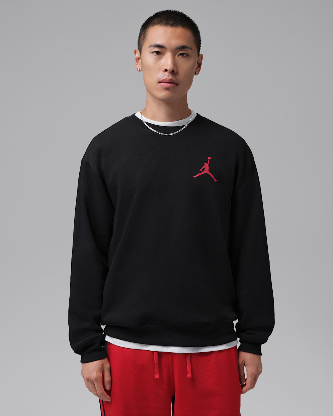 Jordan Men's Fleece Crew-Neck Sweatshirt