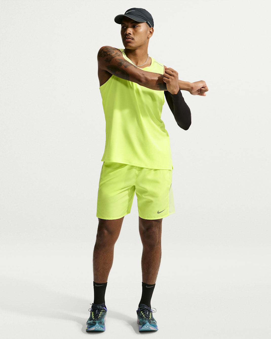 Nike Miler Men's Dri-FIT 18cm (approx.) Briefs-Lined Running Shorts