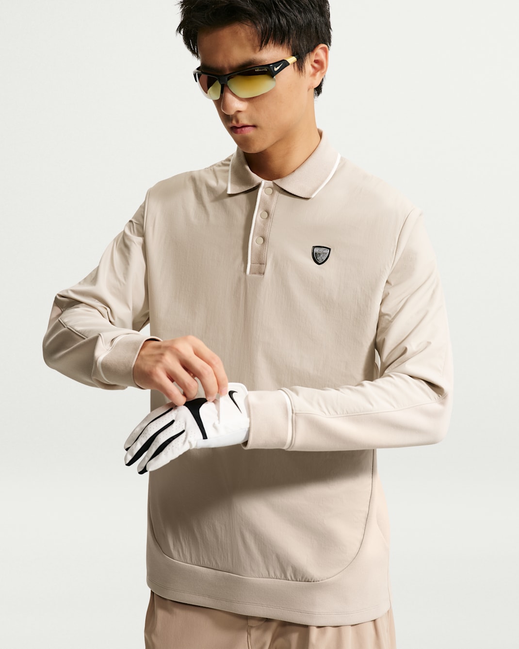 Nike Tailored Performance Men's Dri-FIT Loose Golf Long-Sleeve Polo