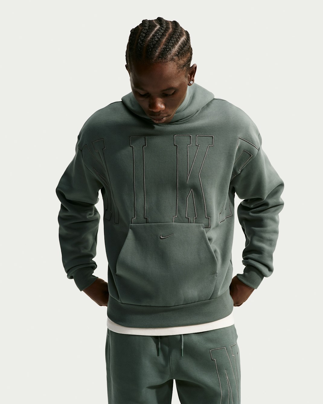 Nike Solo Fleece Men's Loose Pullover Hoodie