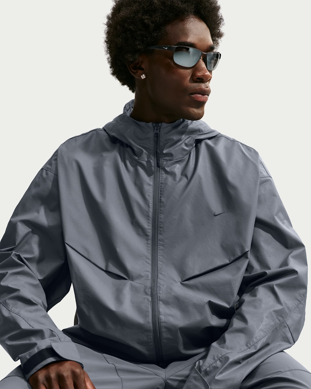 Nike Tech Men's Loose Reflective-Design Full-Zip Jacket