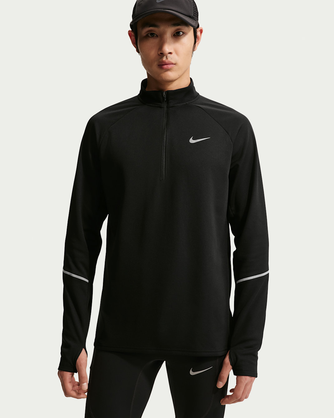 Nike Miler Men's Therma-FIT Winterised 1/2-Zip Running Top