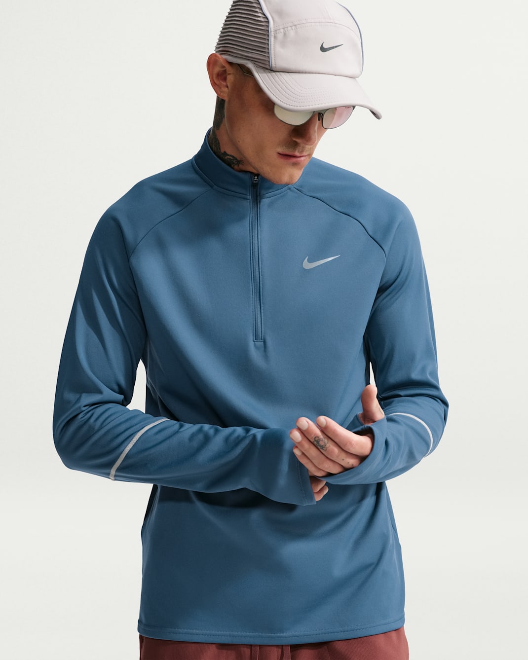 Nike Miler Men's Therma-FIT Winterised 1/2-Zip Running Top
