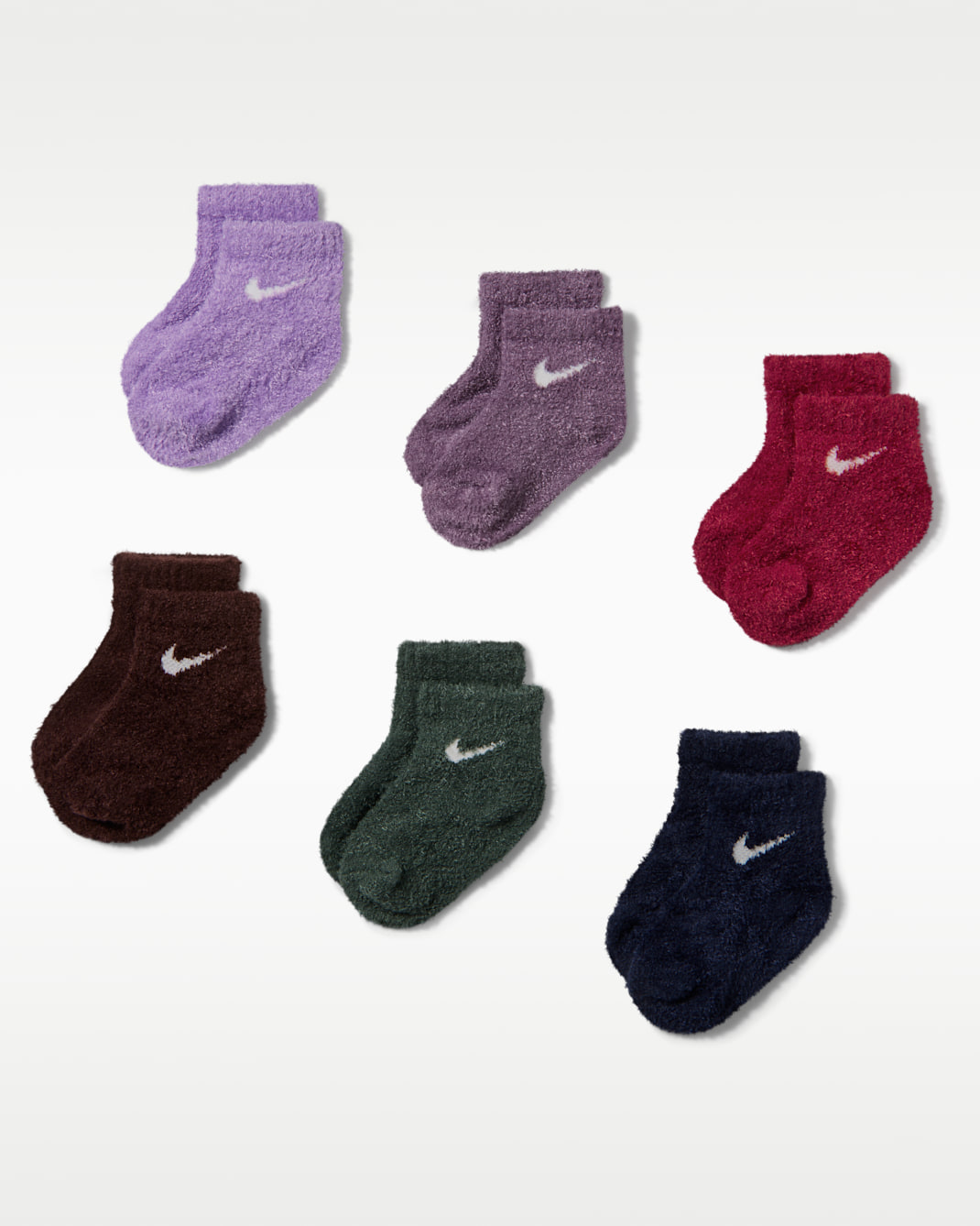 Nike Baby Feather Socks Gift Set (6 Pairs)