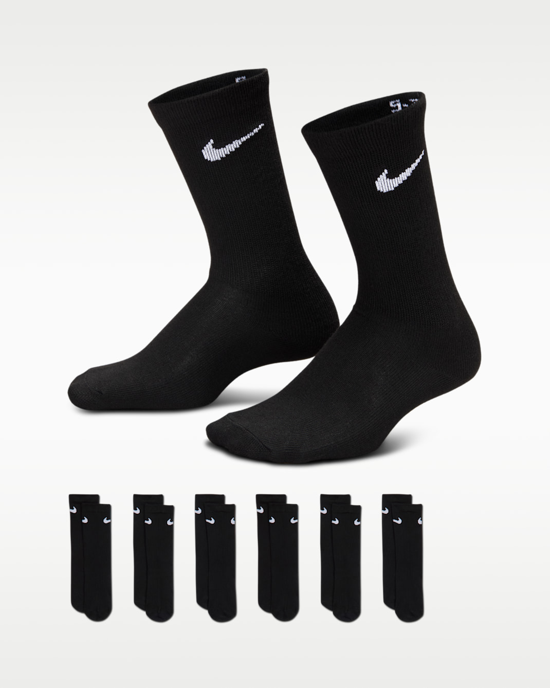 Nike Little Kids Crew Socks (6 Pairs)