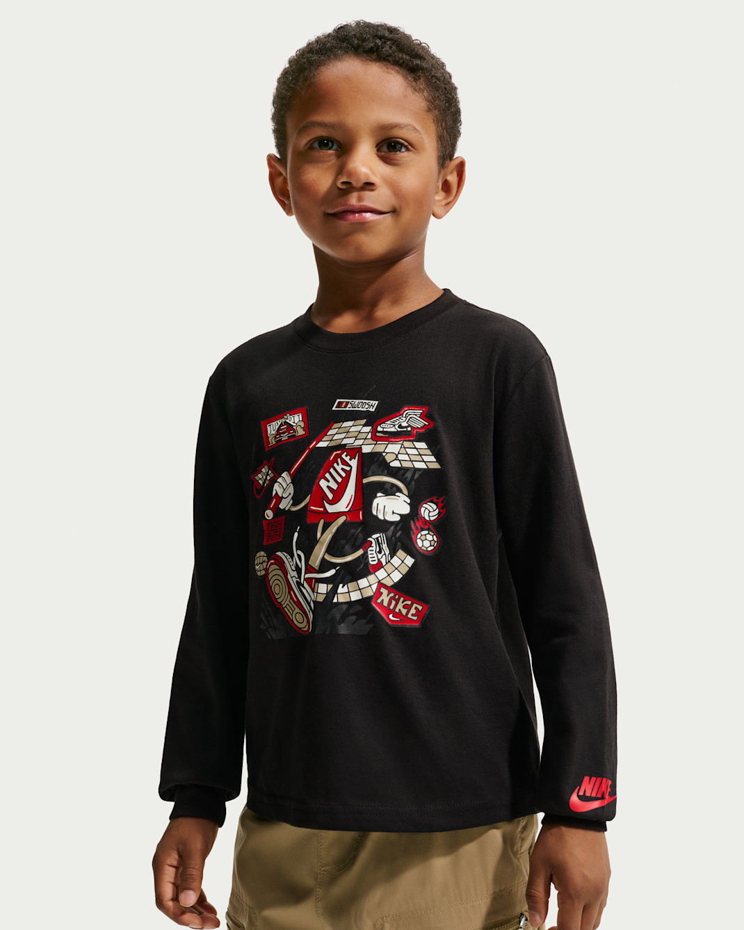Nike Younger Kids' Boxy Long-Sleeve T-Shirt