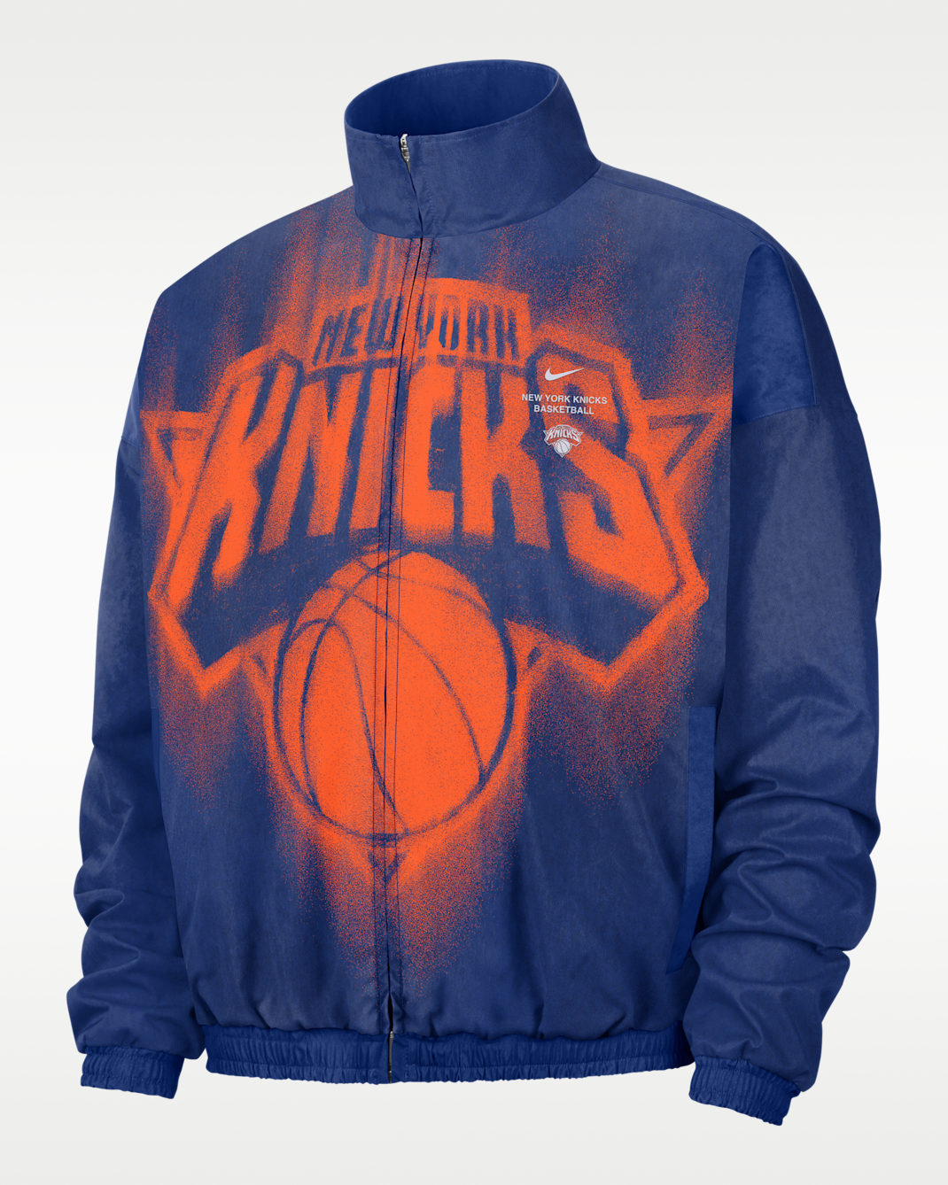 New York Knicks Nike Standard Issue Men's Woven Basketball Jacket