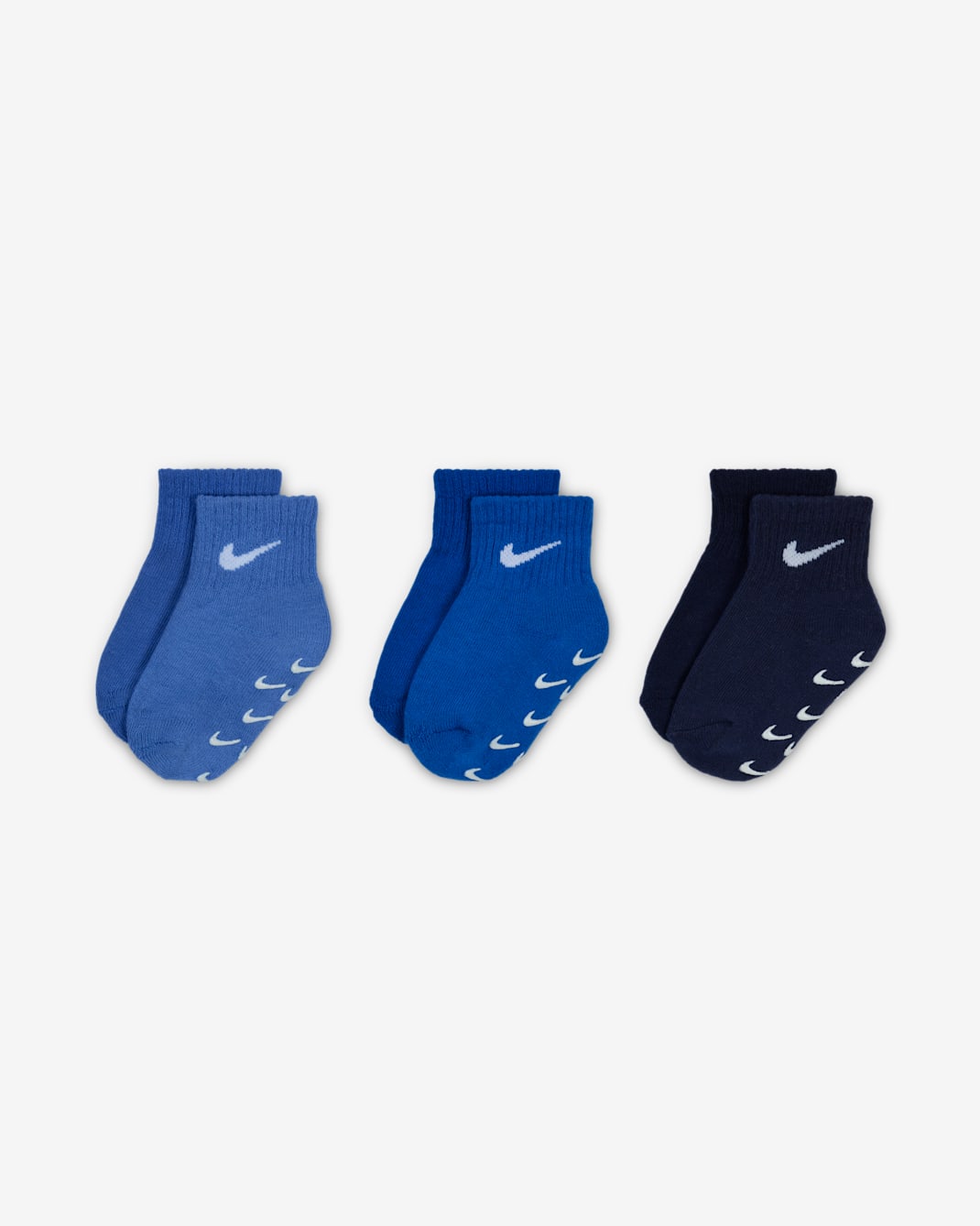 Nike Baby/Toddler Gripper Ankle Socks (3 Pairs)