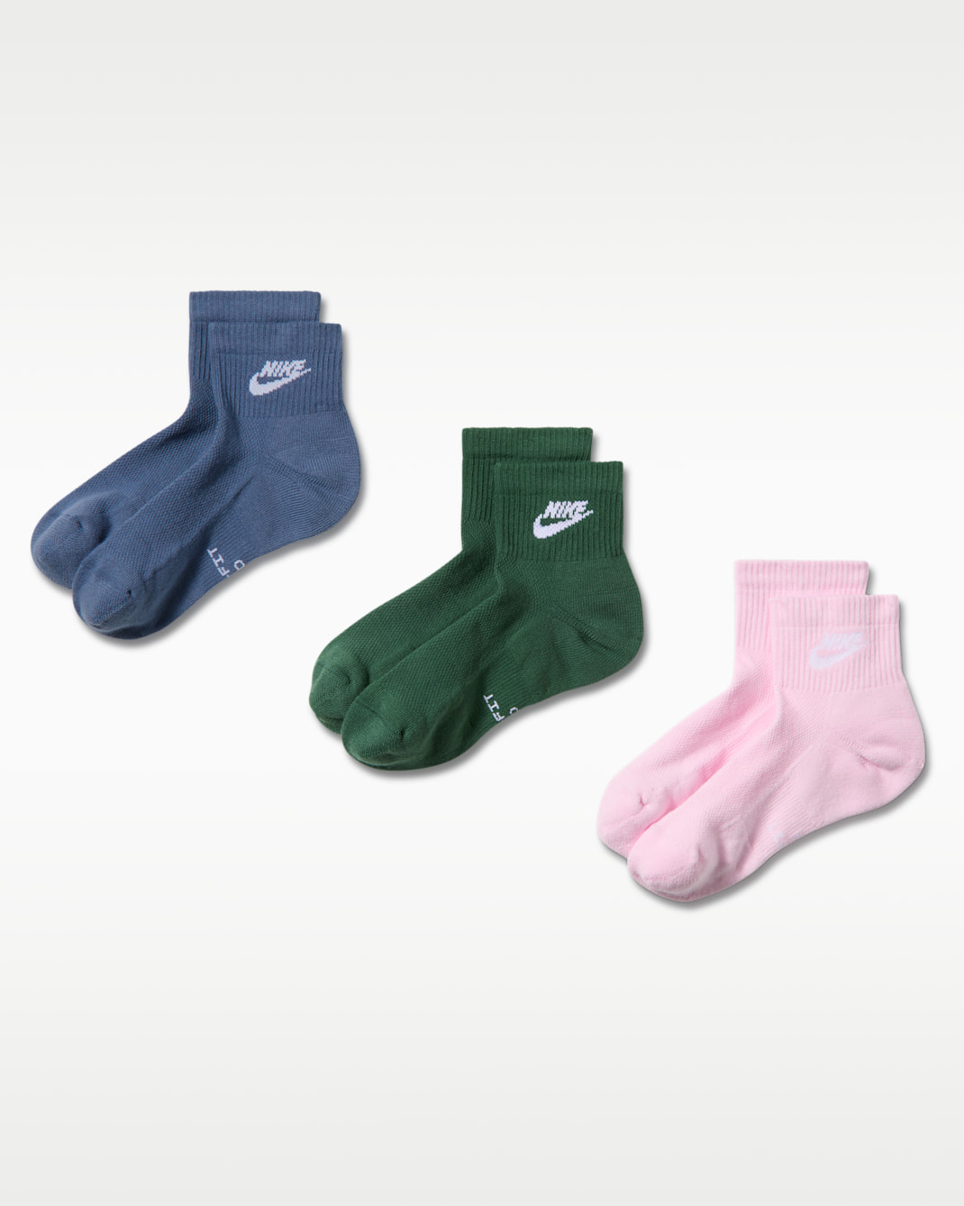 Nike Everyday Elevated Ankle Socks (3 Pairs)