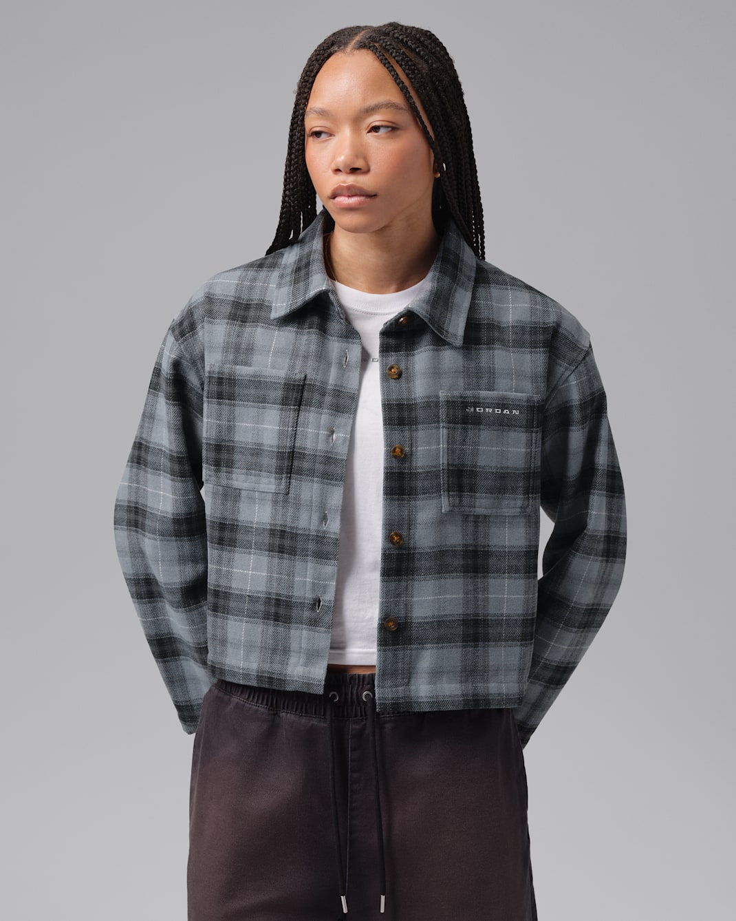 Jordan Brooklyn Women's Flannel Long-Sleeve Top