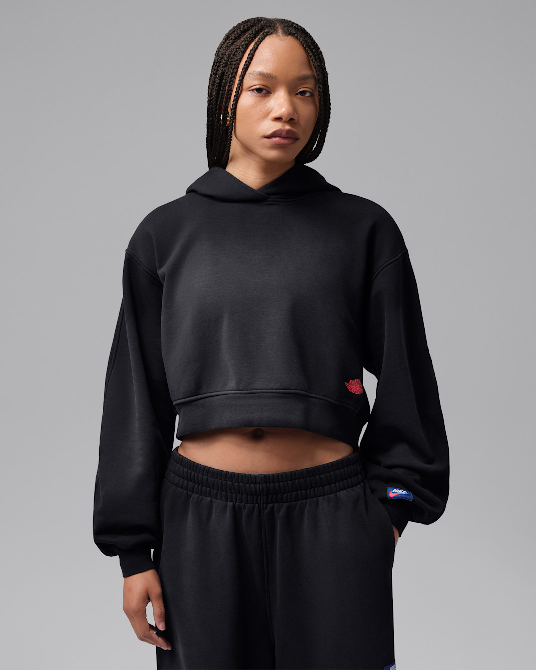 Jordan Flight Fleece Women's Mid Layer Cropped Hoodie