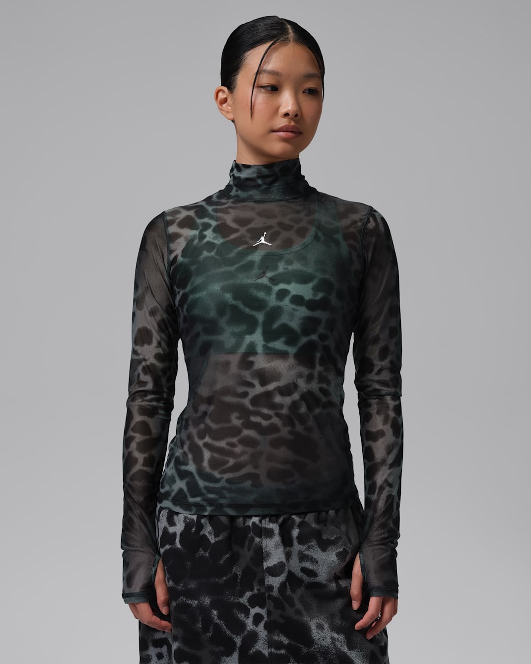 Jordan Flight Women's Long-Sleeve Mesh Top