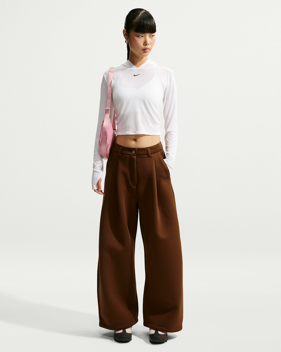 Nike Article Fleece Women's Oversized Mid-Rise Wide-Leg Trousers