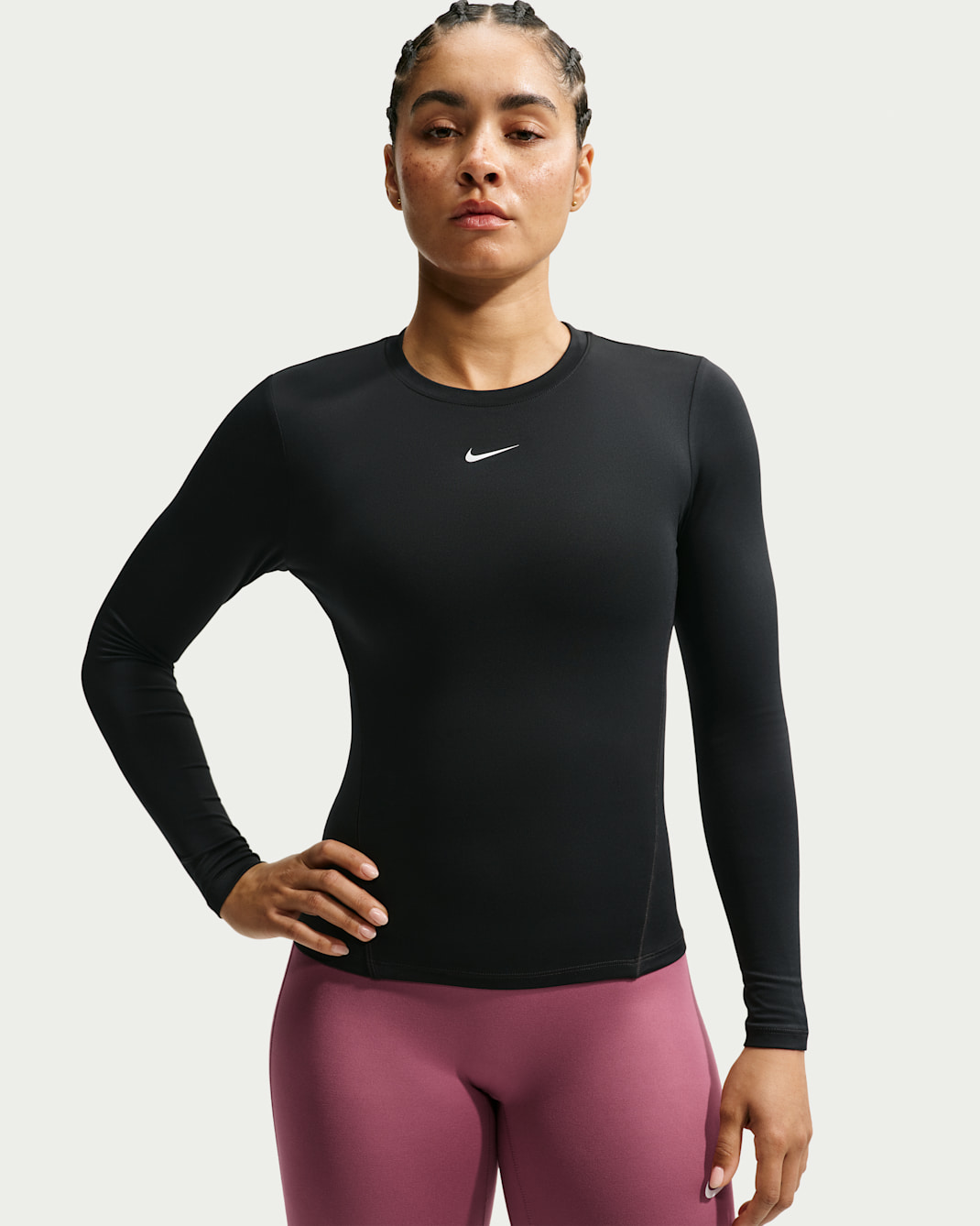 Nike One Fitted Women's Dri-FIT Long-Sleeve Top