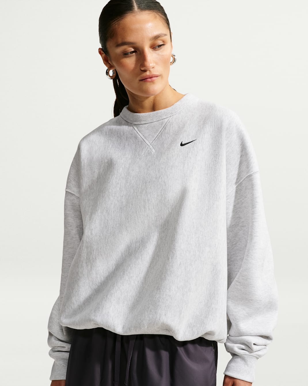 Nike Studio Fleece Heavyweight Women's Oversized Crew