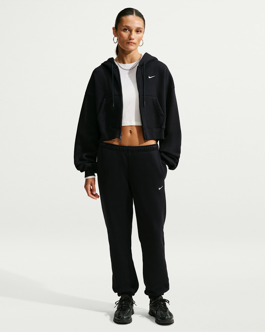 Nike Studio Fleece Medium Weight Women's Mid-Rise Cuffed Trousers