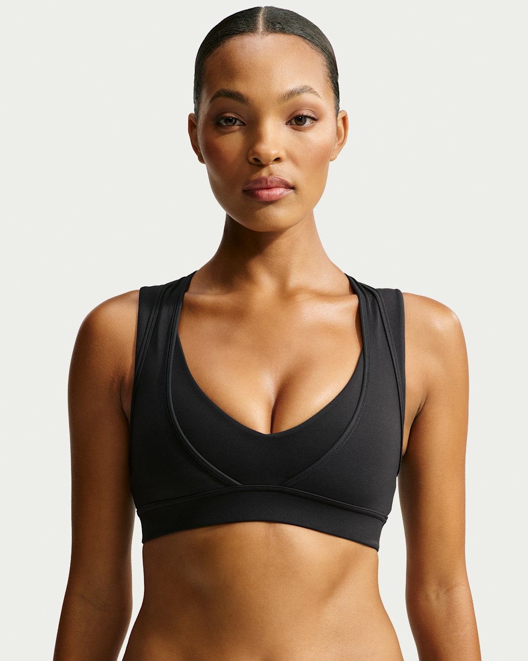 NikeSKIMS Matte Women's Double-Layer Plunge Bra