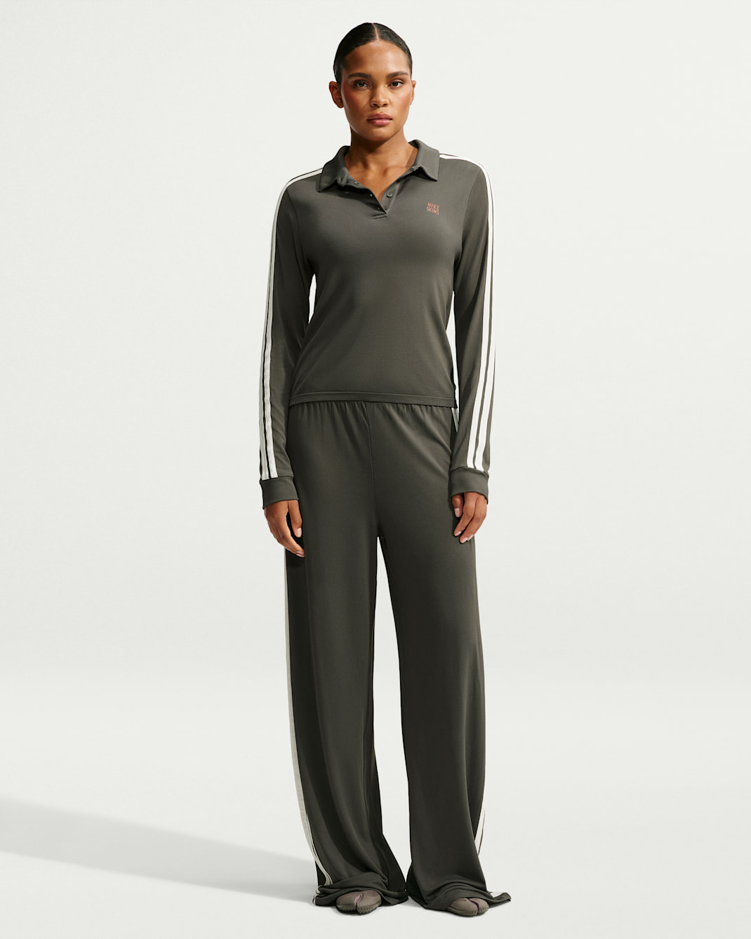 NikeSKIMS Stretch Knit Women's Oversized Wide-Leg Trousers