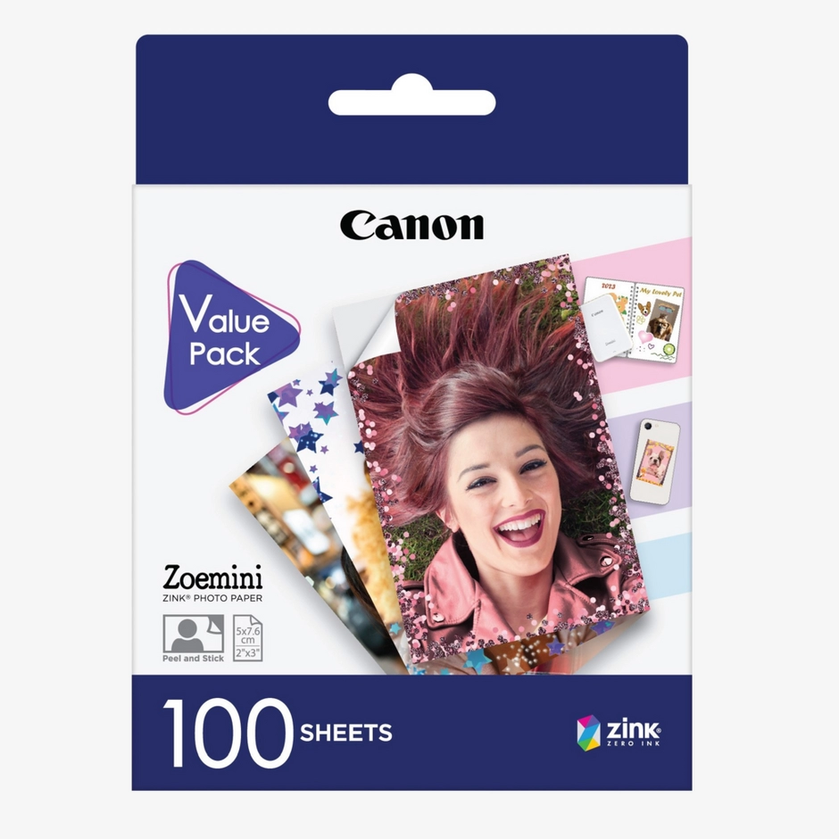Canon ZINK™ 5 x 7.6 cm Photo Paper x100 sheets