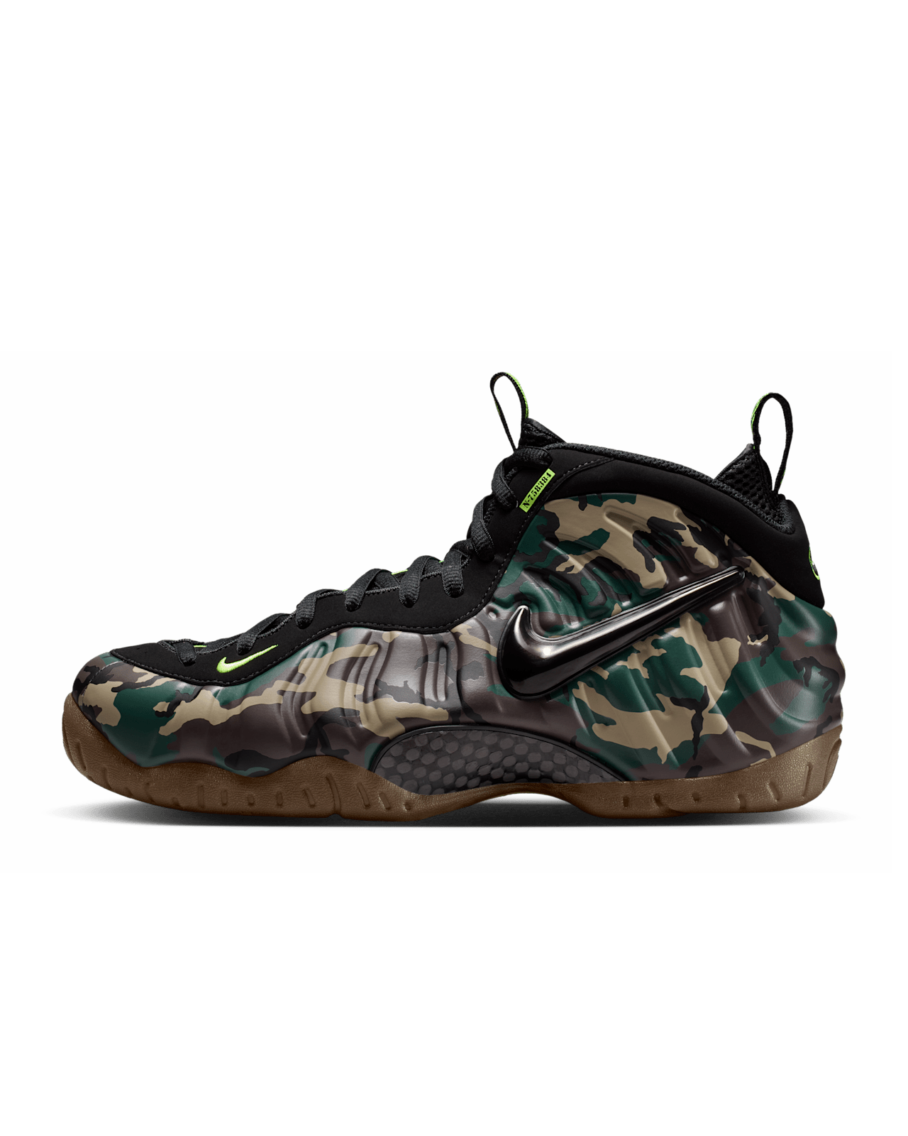 Air Foamposite Pro Black and Multi-Colour