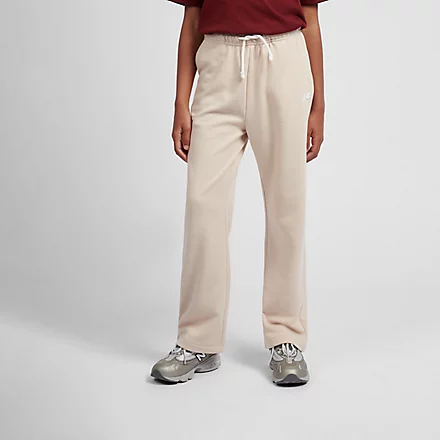 Small Logo Wide Leg Pant