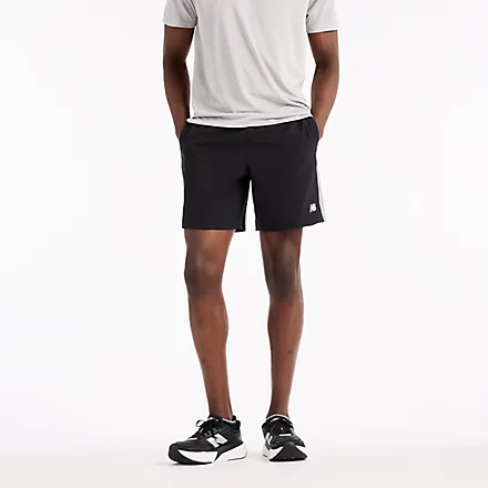 Sport Unlined Brand Graphic Short 7"