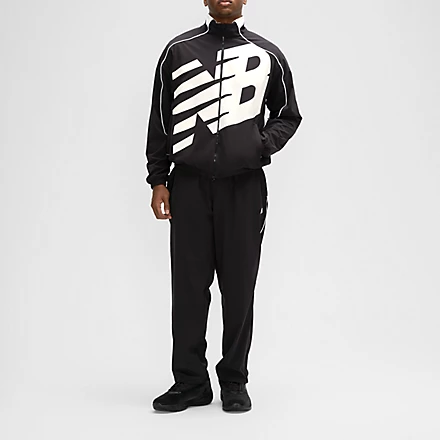 Basketball Oversized Print Woven Jacket