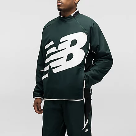 Basketball Windbreaker Pullover Top