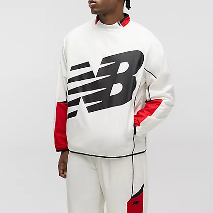 Basketball Windbreaker Pullover Top