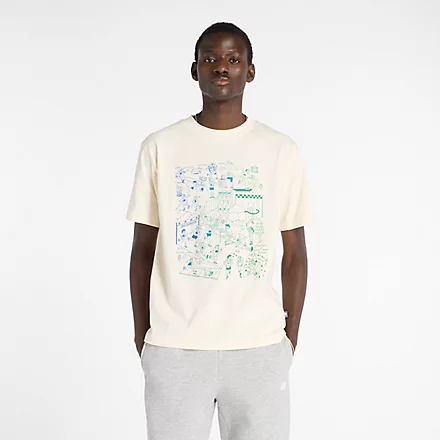 Athletics Run Mural T-Shirt