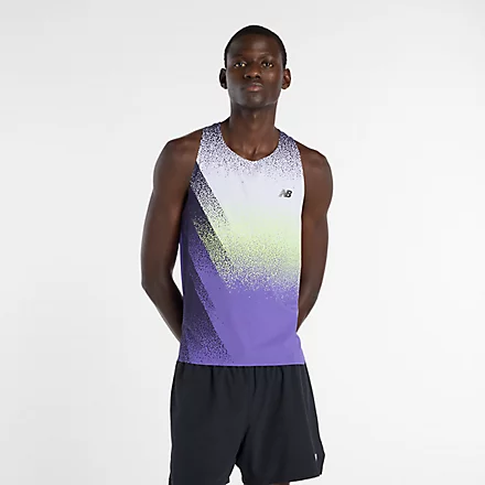 Race Day Ultra Light Printed Singlet
