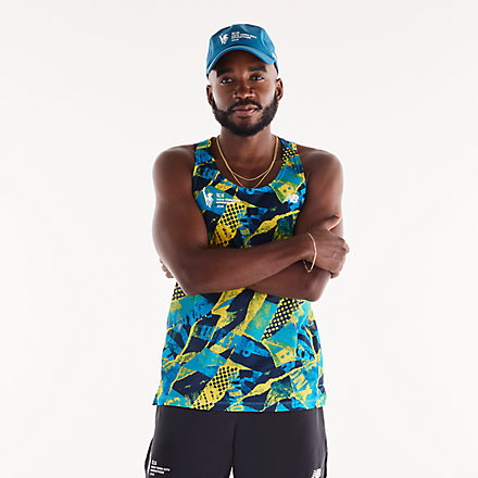 NYC Marathon RC Essential Printed Singlet
