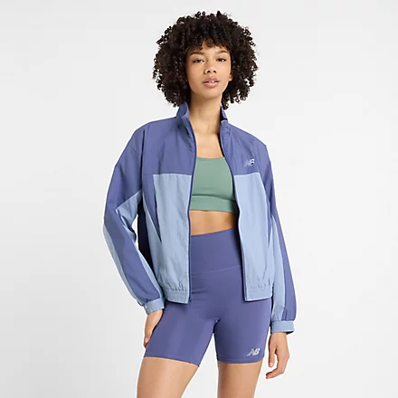 Color Blocked Woven Jacket
