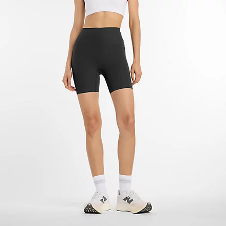 Ribbed High Rise Short 6"